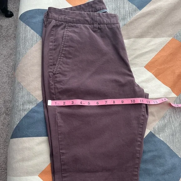 Bonobos Men's Tailored Fit Chino Pants- Plum - Picture 6 of 7